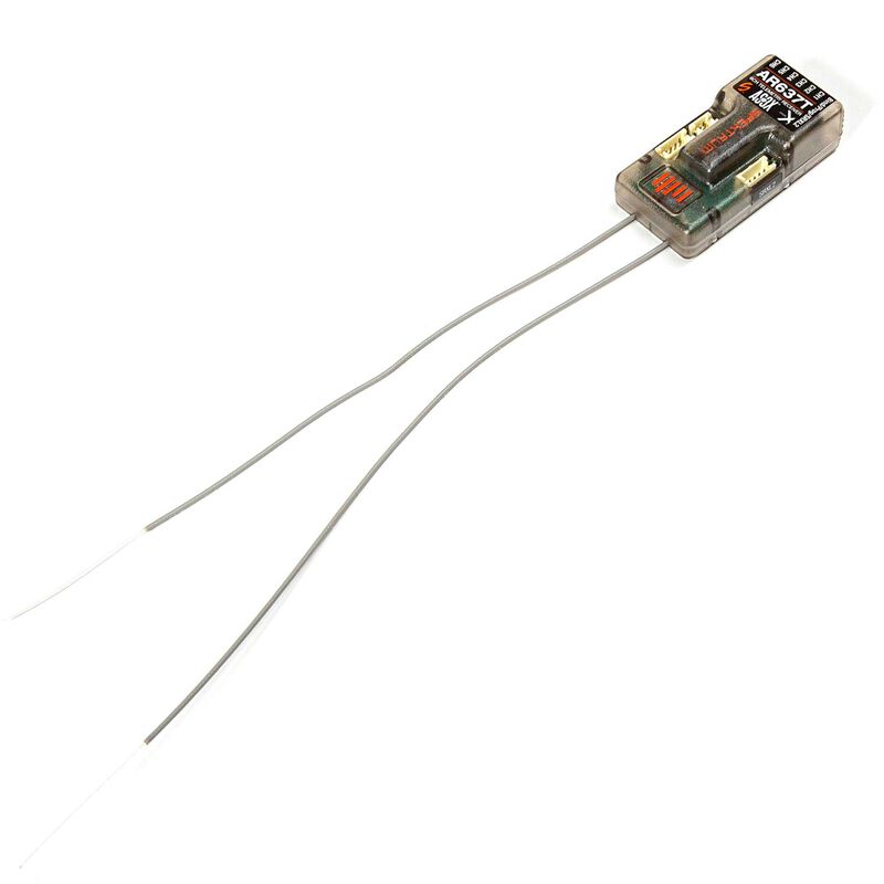 Spektrum AR637T 6-kanaals AS3X Telemetry ontvanger · Modelsport
