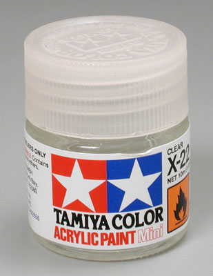 Tamiya Acrylverf glanzend 10 ml X-27 CLEAR RED Tamiya Acrylverf glanzend 10 ml X-27 CLEAR RED