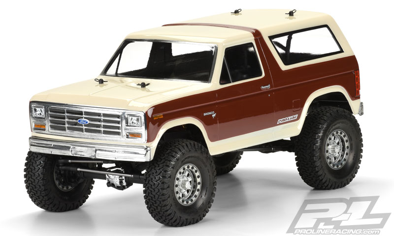 Carroçaria PC Crawler Body Bronco Style Clear unpainted 313mm ABSIMA