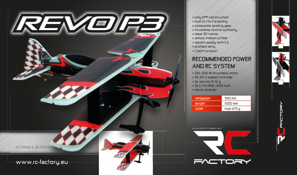 RCF Backyard Revo P3 Red Kit T17 - Løten RC Shop AS