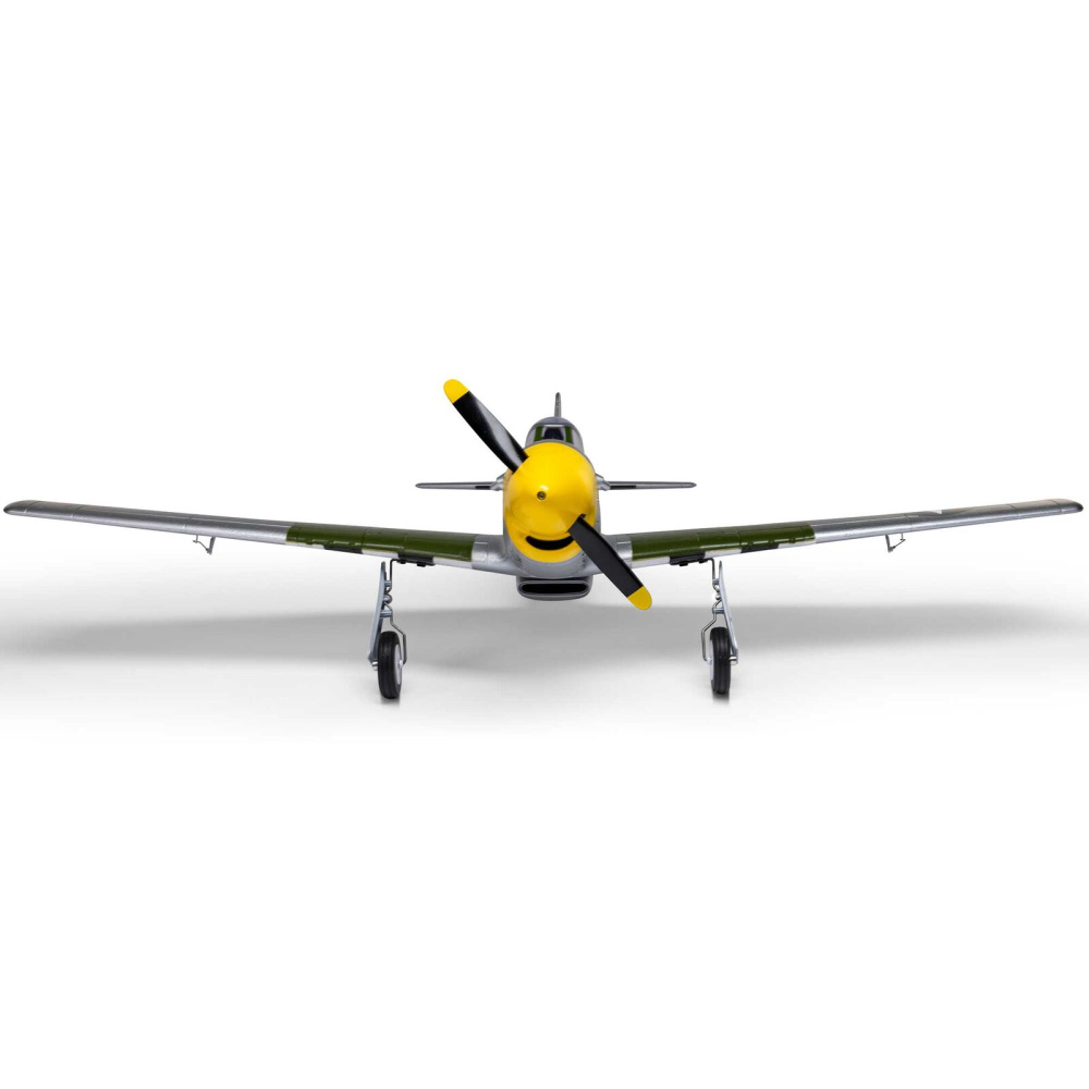E-flite P-51D Mustang 1.0m AS3X+ SAFE Select BNF Basic - Moteur électrique