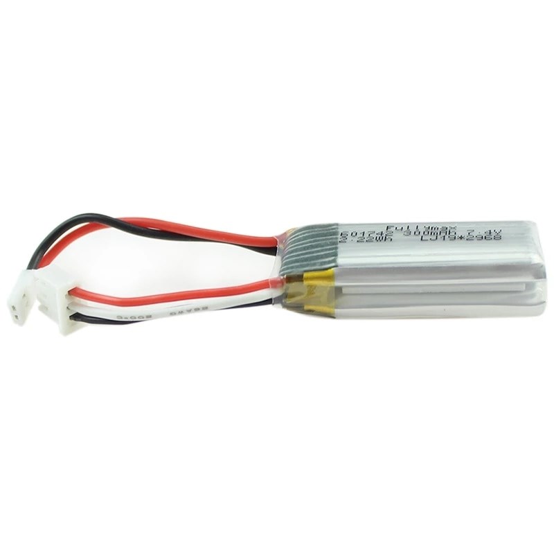 KINGDUO 2x Batterie LiPo 7,4 V 300 MAh 60C 2S Avec Prise PH2.0 – Pour Drones RC